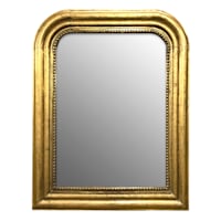 Gold Rounded Edge Wall Mirror, 24x30
