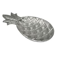 Grace Mitchell Silver Pineapple Decorative Tray, 11x6