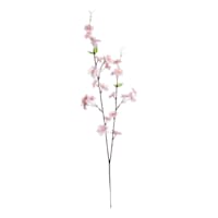 Pink Peach Blossom Floral Stem, 27"