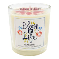 Peaceful Scented Glass Jar Candle, 6oz