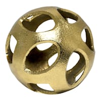 Gold Cutout Sphere, 5"
