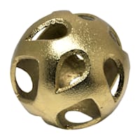 Metallic Golden Cutout Ball, 4"