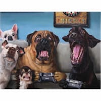 12X16 Dogs Video Game Canvas Wall Art
