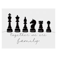 16X12 We Are Family Canvas Wall Art