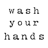 Wash Your Hands Canvas Wall Art, 12"