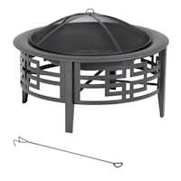 Baton Rouge Outdoor Fire Pit, 35"