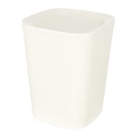 White Swing Top Trash Can, 5l