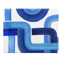 Tracey Boyd Blue Path Canvas Wall Art, 18x24