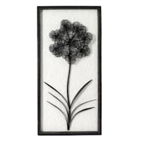 Providence Floral Metal & Wood Wall Art, 10x20