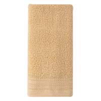 Honeybloom Plush Performance Solid Yellow Hand Towel, 16x28