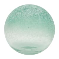 Ty Pennington Frosted Green Recycled Glass Ball, 4"