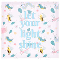 Let Your Light Shine Canvas Wall Art, 12"