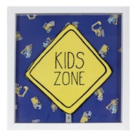 12X12 Kids Zone Print Under Glass