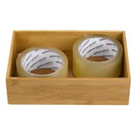 Bamboo Wood Drawer Organizer, 6x9