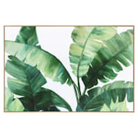 Framed Leaf Canvas Wall Art, 36x24