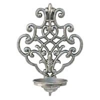 Grace Mitchell Silver Wall Candle Holder, 10"