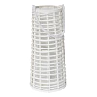 Ty Pennington White Willow Glass Lantern, 16"