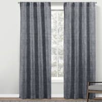 Dayton Blue Back Tab Light Filtering Curtain Panel, 84"