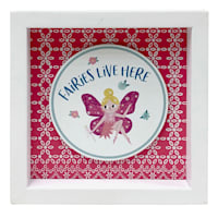 Garden Fairies Live Here Sign, 5.5"