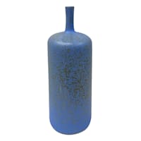Honeybloom Emily Cornflower Blue Bottle Vase, 14"