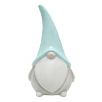 Sunny Club Outdoor Light Blue Terracotta Gnome Garden Statue, 14"