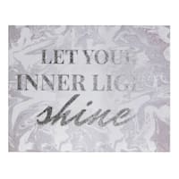 Laila Ali Inner Light Block Sign, 8x10