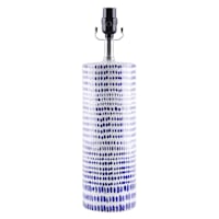Tracey Boyd 19In Blue White Stripe Table Lamp