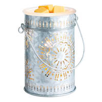Galvanized Tin Fragrance Wax Warmer