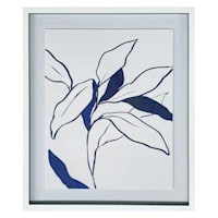 Tracey Boyd Glass Framed Lily Print Wall Art, 21x25