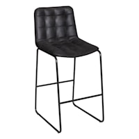 Carlo Grey Barstool, 30"