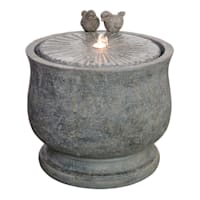 LED Bird Outdoor Fountain, 18"