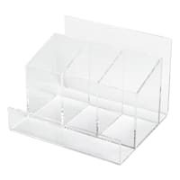 Laila Ali Clear Modern Desktop Divider Organizer
