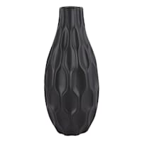 Katherine Matte Black Vase, 15"