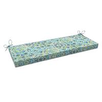 Calista Teal Outdoor Bench Cushion
