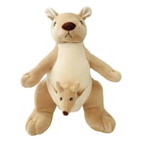 Tiny Dreamers Kangaroo Shaped Plush Pillow, 8x12