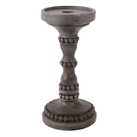 Grey Candle Holder, 8"