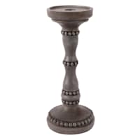 Grey Candle Holder, 10"