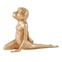 Metallic Monkey in Pigeon Pose, 5"