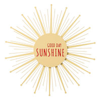 Good Day Sunshine Outdoor Wall Decor, 30"