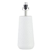 Tracey Boyd White Tapered Ceramic Accent Lamp Base, 17"