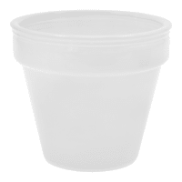 Ty Pennington Indoor White Glass Pot, 5"