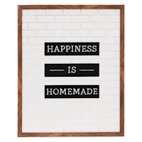 Happiness Is Homemade Wall Sign, 11x14