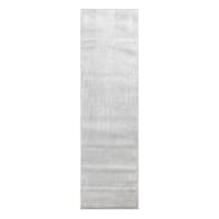 (B715) Laila Ali Verona Grey Woven Runner, 2x6