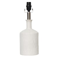Tracey Boyd Textured Matte White Accent Lamp, 15"