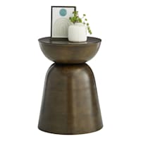 Tracey Boyd Patras Metallic Drum Table
