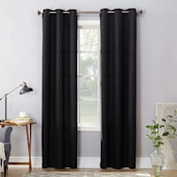 Mayfield Black Light Filtering Grommet Curtain Panel, 84"