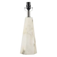 Laila Ali Tapered Alabaster Accent Lamp, 17"