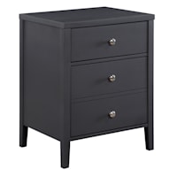 Honeybloom Beck 2-Drawer Cabinet, Grey