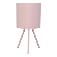 Pink Tripod Accent Lamp with Shade, 16"