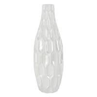 Honeybloom White Katherine Ceramic Floor Vase, 22"